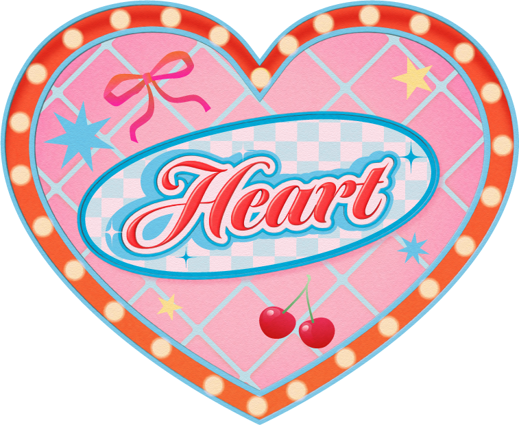 デザイン例　ハート