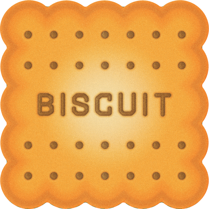 デザイン例　ビスケット