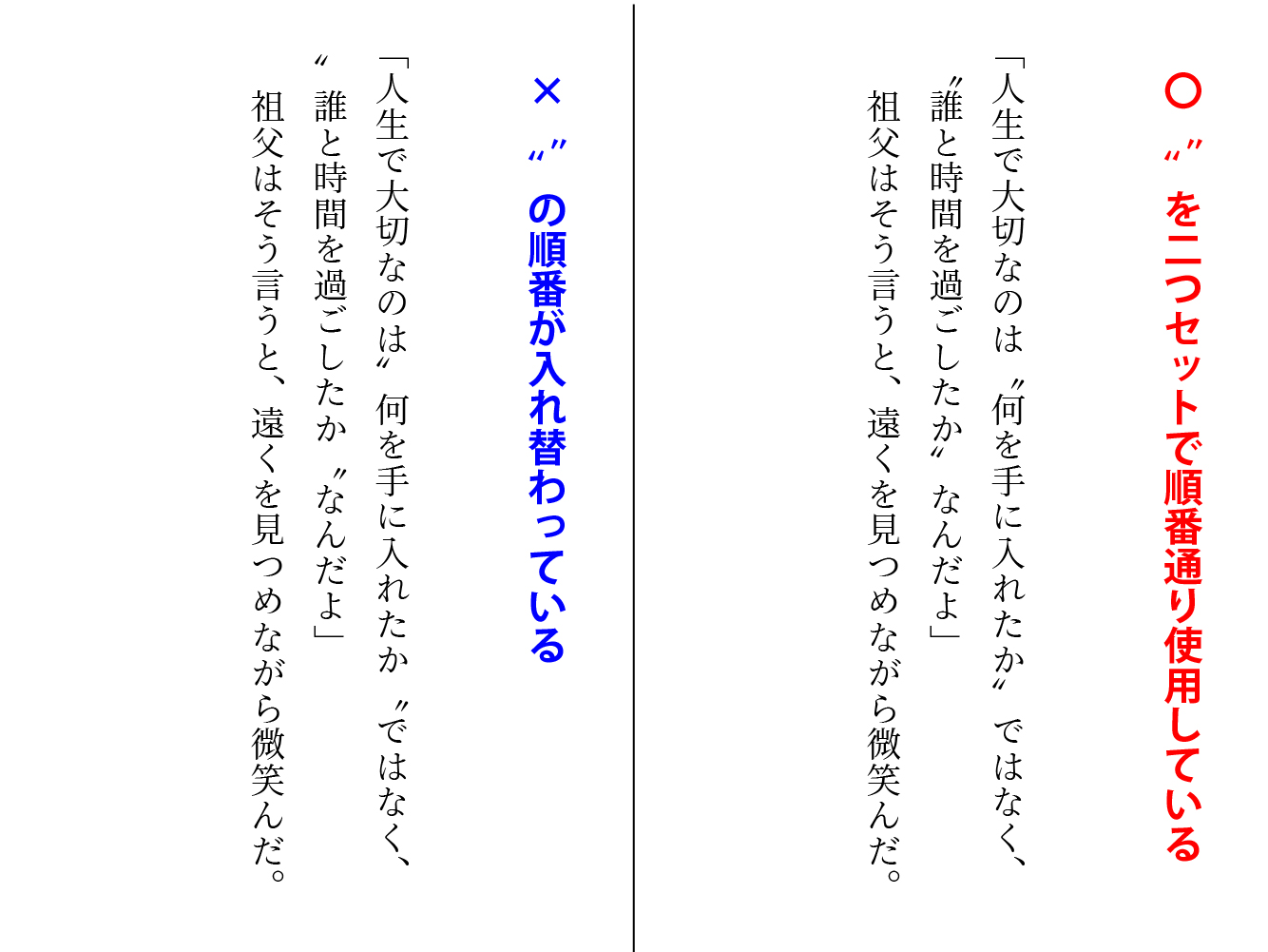 ダブルミニュートは2つセットで使用